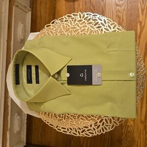 NWT Claiborne celery green dress shirt Sz XL ( 17 -34/35 )